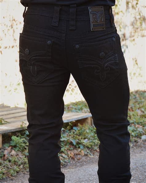 rock revival jeans black|Rock Revival Black Jeans